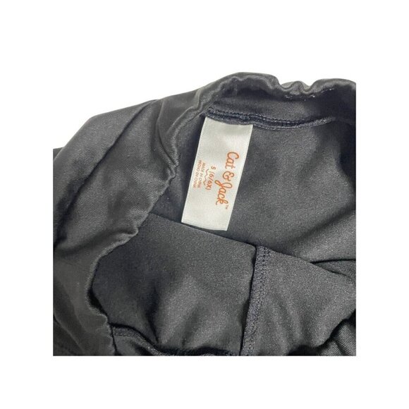 Abercrombie/ Cat & Jack Girls 6 Lot of 3 Bike Shorts Black Red Athletic Stretch - Picture 3 of 6